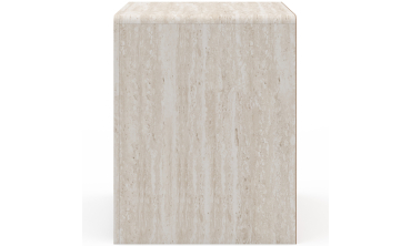 Tables de chevet Alyana organiques effet travertin - lot de 2