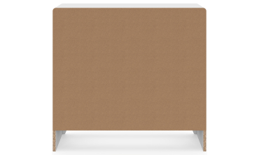 Buffet Alanya organique blanc 80cm