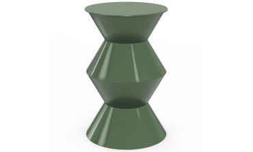 Table d'appoint Irène vert kaki