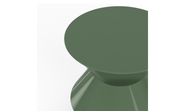 Table d'appoint Irène vert kaki