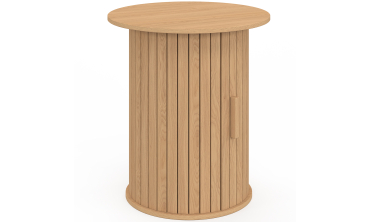 Table d'appoint Albane lattes avec rangement