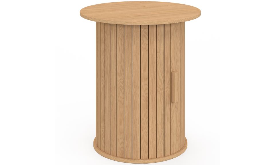 Table d'appoint Albane lattes avec rangement