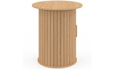 Table d'appoint Albane lattes avec rangement