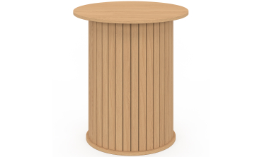 Table d'appoint Albane lattes avec rangement