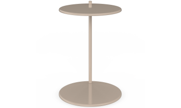 Tables d'appoint Léante métal taupe - lot de 2