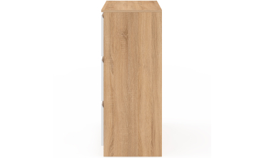 Meuble de rangement salle de bain Tom avec panier à linge