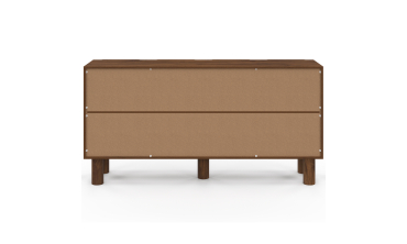 Buffet Miranda 4 portes effet noyer 160cm