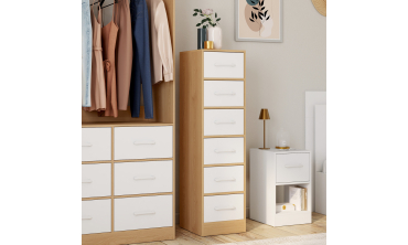 Meuble d'appoint Uma 6 tiroirs