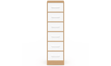 Meuble d'appoint Uma 6 tiroirs