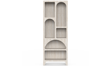 Etagère Alyana organique effet travertin 160cm