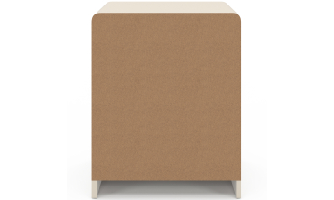 Tables de chevet Athènes 1 tiroir 1 niche - lot de 2
