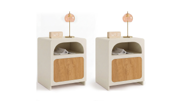 Tables de chevet Athènes 1 tiroir 1 niche - lot de 2