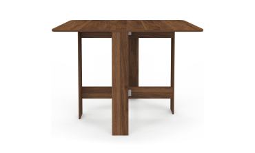 Table à manger dépliable Andy effet noyer