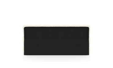 Lit coffre Bubble 180x200cm bouclette blanche