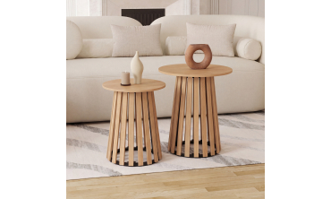 Tables d'appoint Camélia - lot de 2