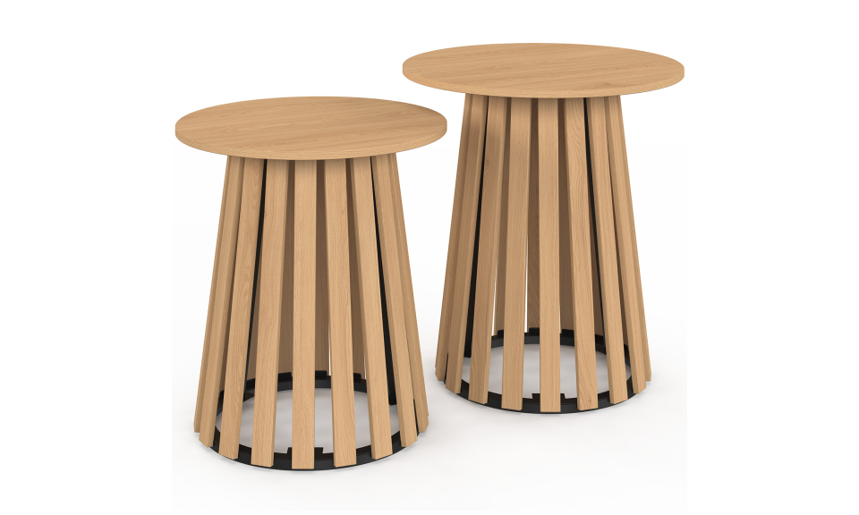 Tables d'appoint Camélia - lot de 2