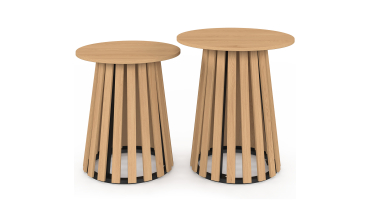 Tables d'appoint Camélia - lot de 2