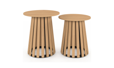 Tables d'appoint Camélia - lot de 2
