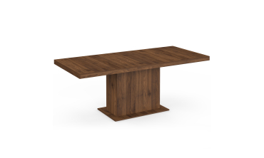 Table à manger extensible Tania effet noyer 160-200cm