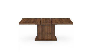 Table à manger extensible Tania effet noyer 160-200cm