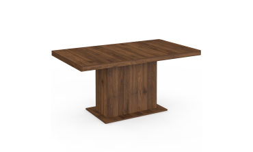 Table à manger extensible Tania effet noyer 160-200cm