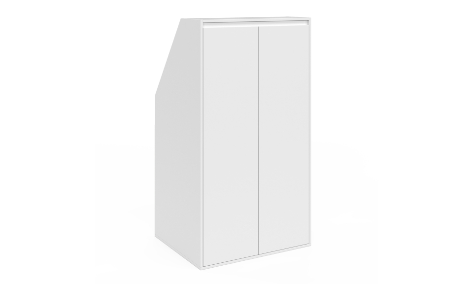 Armoire sous pente Tom 2 portes blanches