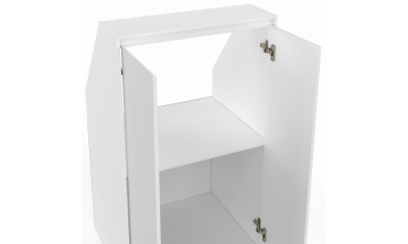 Armoire sous pente Tom 2 portes blanches