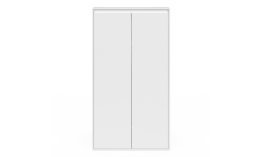 Armoire sous pente Tom 2 portes blanches