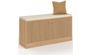Banc d'entrée Faustine range chaussures