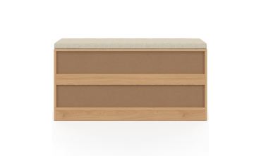 Banc d'entrée Faustine range chaussures