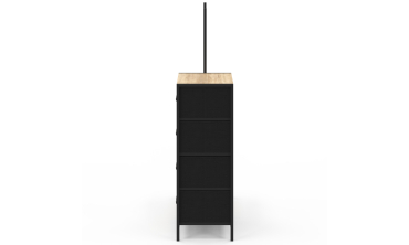Commode penderie Iris 4 tiroirs