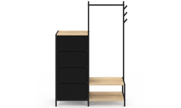 Commode penderie Iris 4 tiroirs
