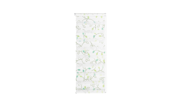 Store enrouleur Zebra 50x150cm fleurs vertes