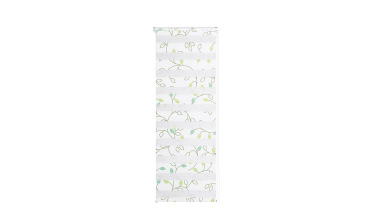 Store enrouleur Zebra 50x150cm fleurs vertes
