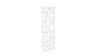 Store enrouleur Zebra 50x150cm fleurs vertes