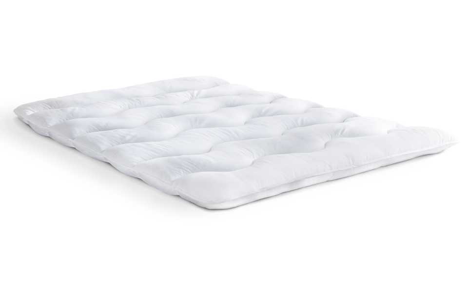 Surmatelas 1000GSM plumes d'oie anti acariens 80x200cm