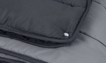 Couette thermorégulatrice 500GSM grise - 220x240cm
