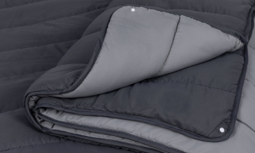 Couette thermorégulatrice 500GSM grise - 220x240cm