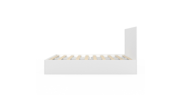 Lit Orem 140x190cm blanc tiroir coulissant