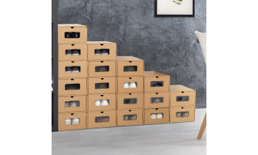 Boîtes de rangement en craft - lot de 20
