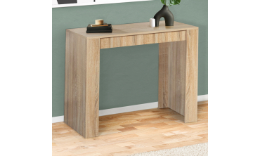 Console-table à manger extensible Nora bois 140cm