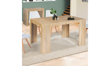 Console-table à manger extensible Nora bois 140cm