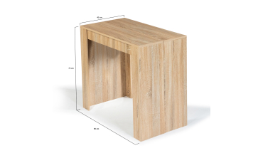 Console-table à manger extensible Nora bois 140cm