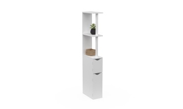 Colonne salle de bain blanche 118cm