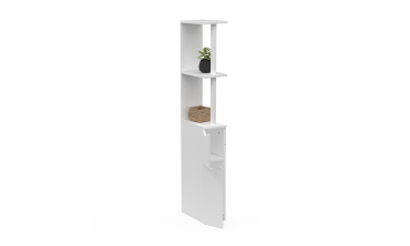 Colonne salle de bain blanche 118cm