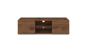 Meuble TV Kléa effet noyer 113cm
