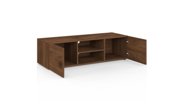 Meuble TV Kléa effet noyer 113cm