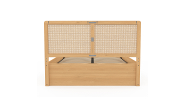 Lit coffre Eva 140x190cm cannage
