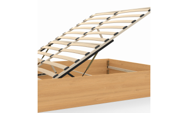 Lit coffre Eva 140x190cm cannage