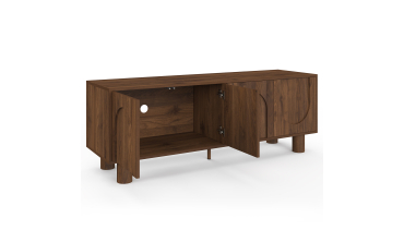 Meuble TV Arlo effet noyer 140cm